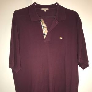 Men’s burberry polo - barely worn